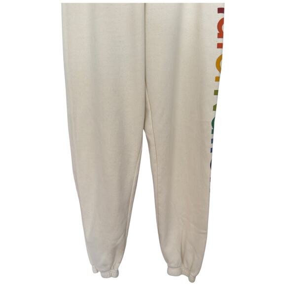 Aviator Nation AV Sweatpant in Vintage White Size S - Picture 4 of 11
